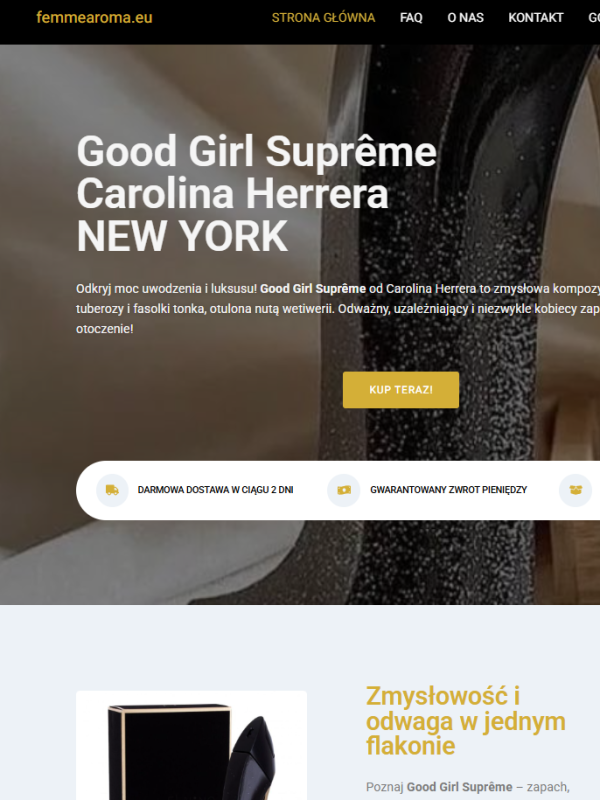 Profesjonalne strony www - carolina herrera
